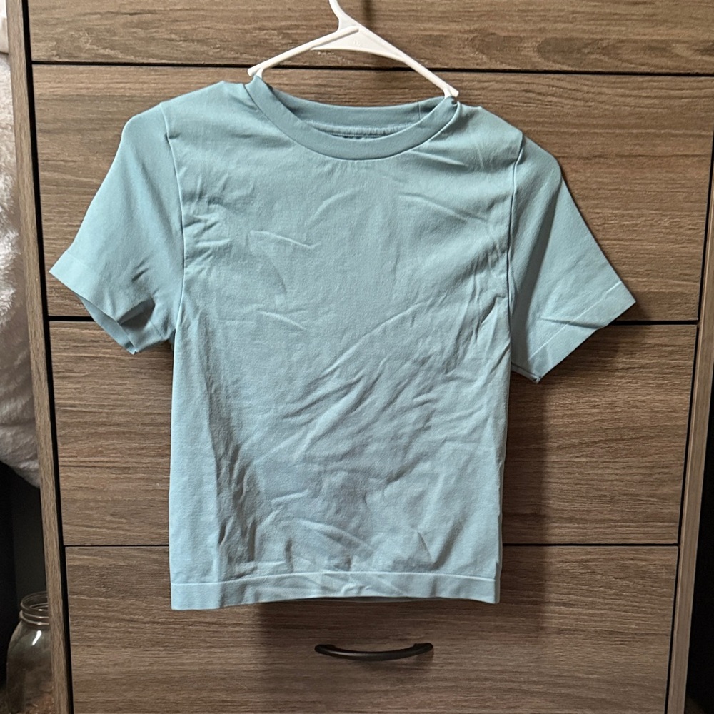 a new day Light Blue Crop Top